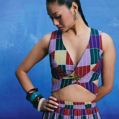 Wild Fern Gold Plated Earrings