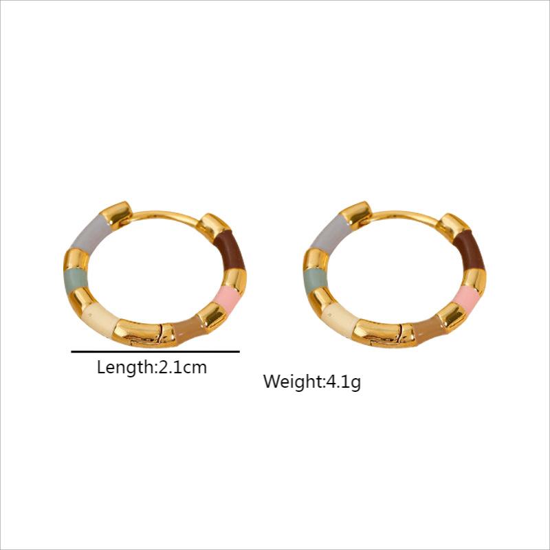 Sun Kissed Spark Alloy Earrings