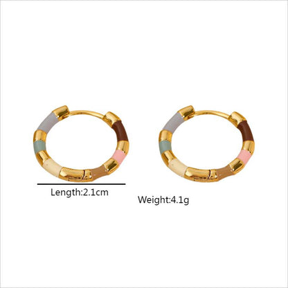 Sun Kissed Spark Alloy Earrings