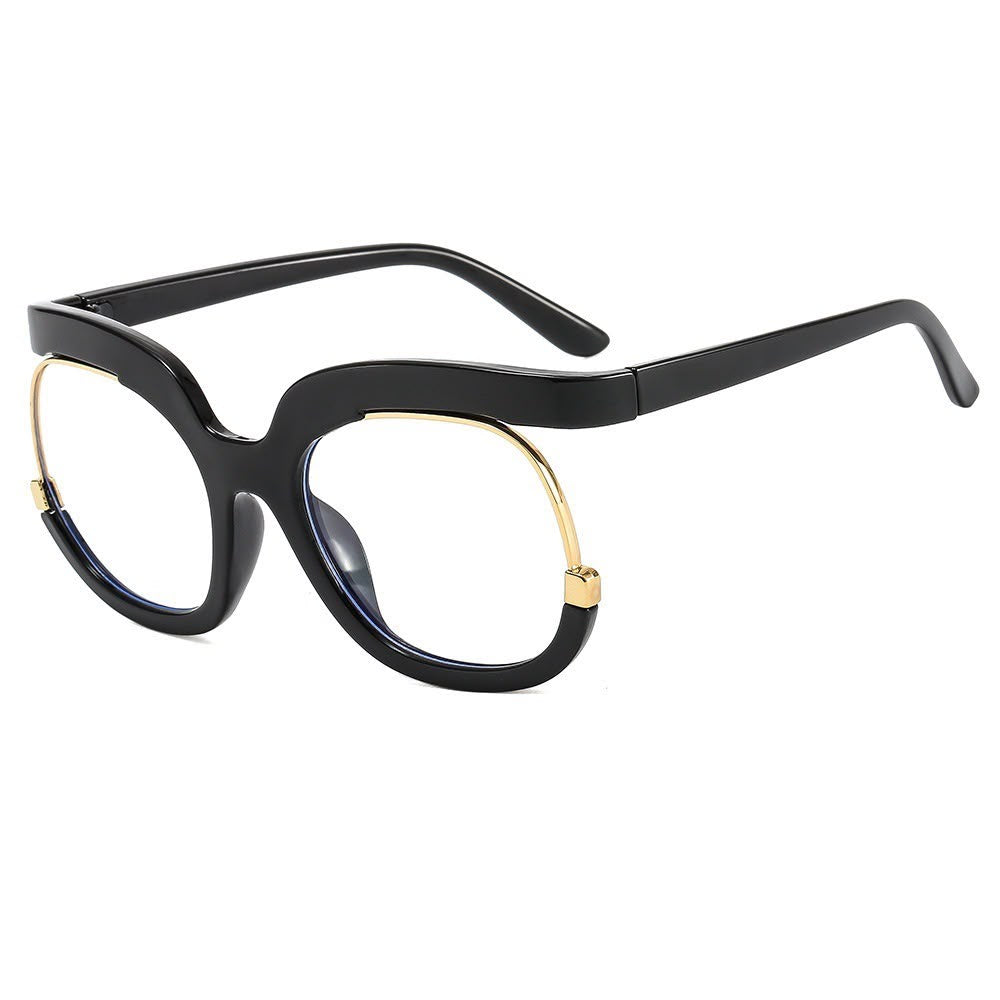 Round Gold Viral Retro Eyewear