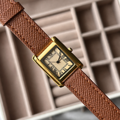 Brown Old Money Watch