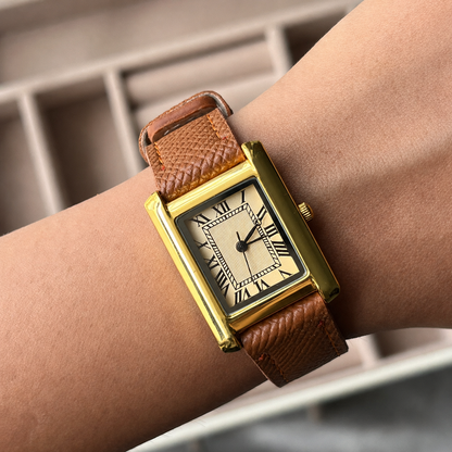 Brown Old Money Watch
