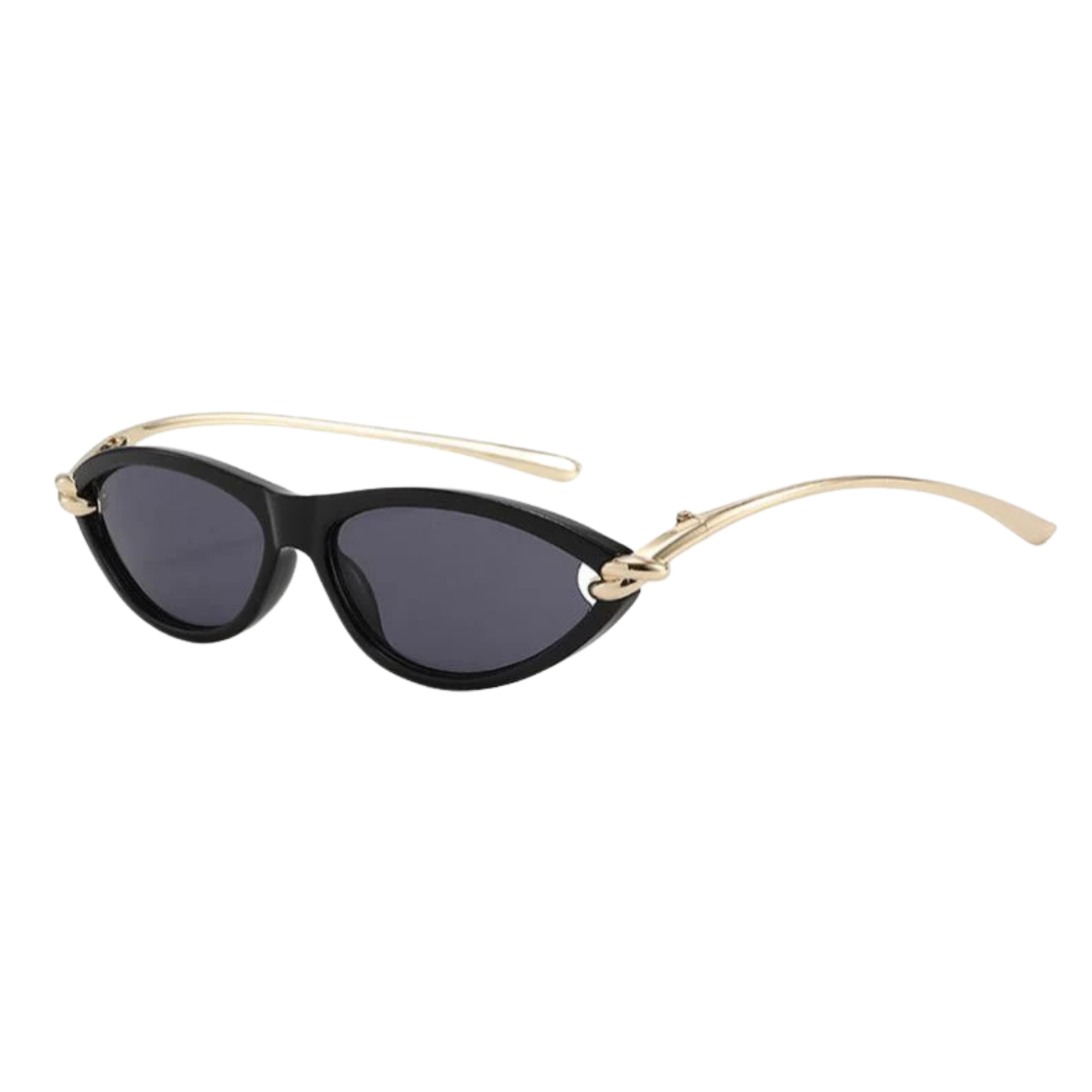 Noir Luxe Cat-Eye Sunglasses