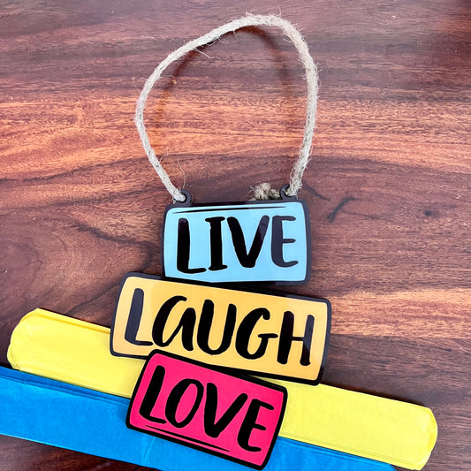 Live Laugh Love Wall Hanging