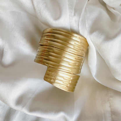 Padma Handmade Brass Cuff