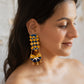 Navya Blue Long Earrings