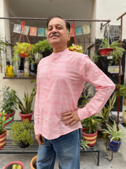 The Shirt Is Pink Mens Shirt