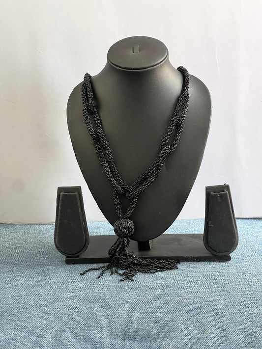 Black Long Necklace