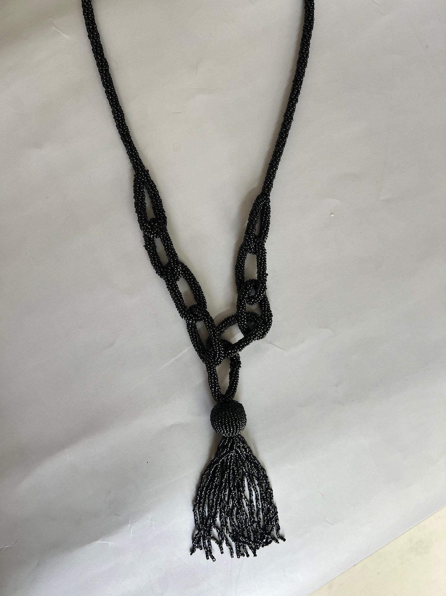Black Long Necklace
