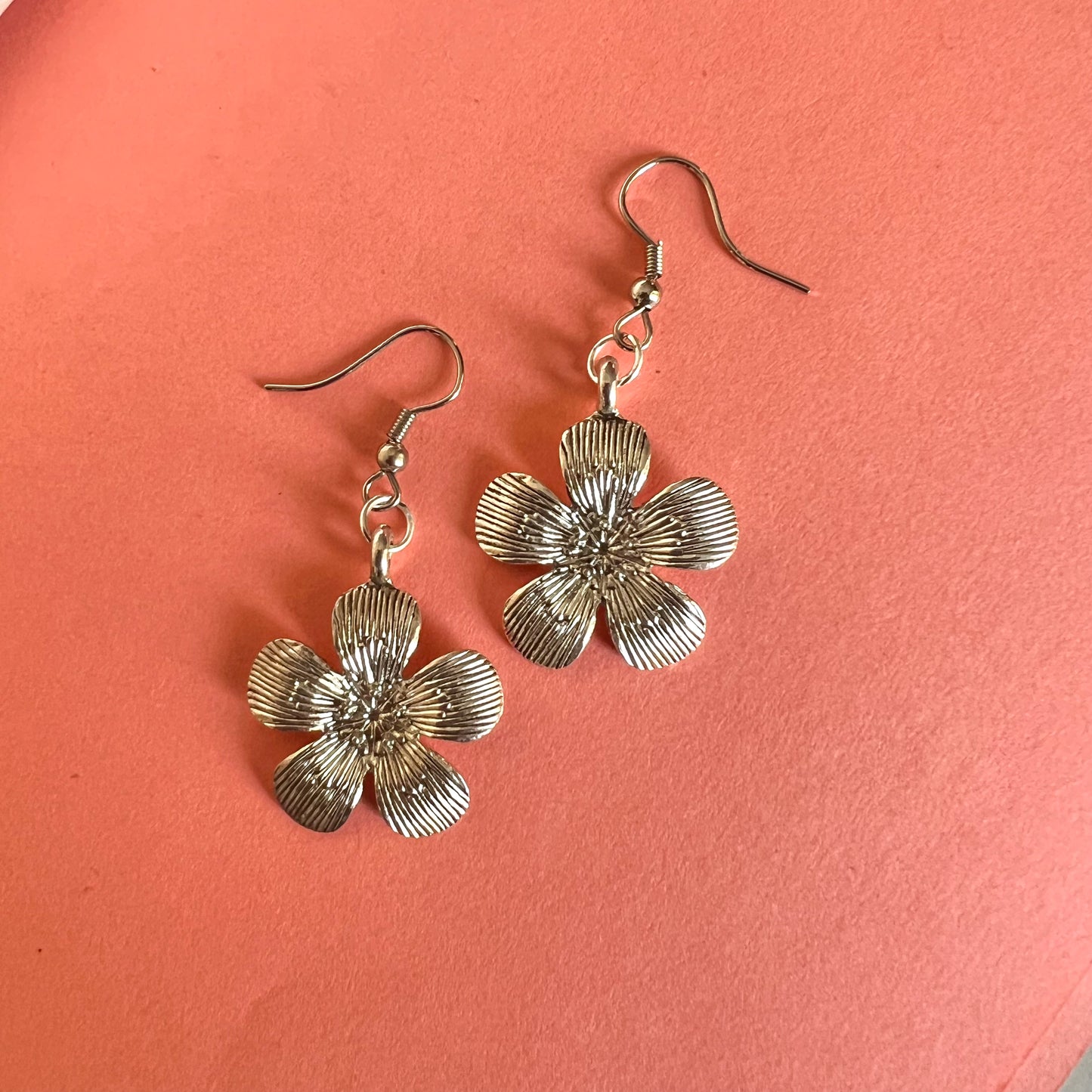 Phool Oxidised Earrings