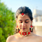 Maahi Choker Set ( Red )