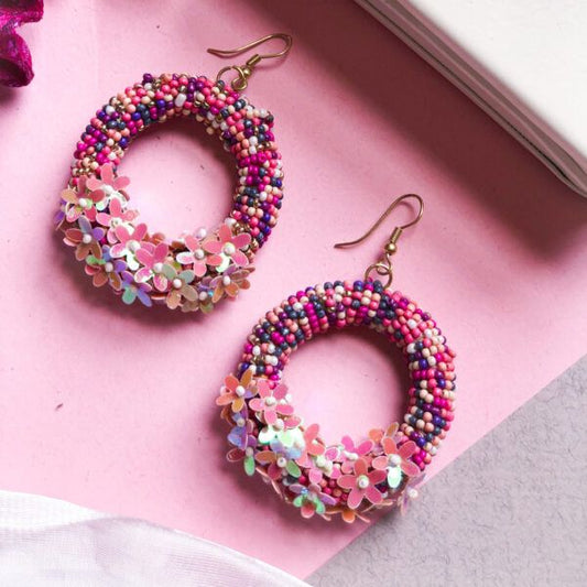 Lolita Handmade Beaded Earrings