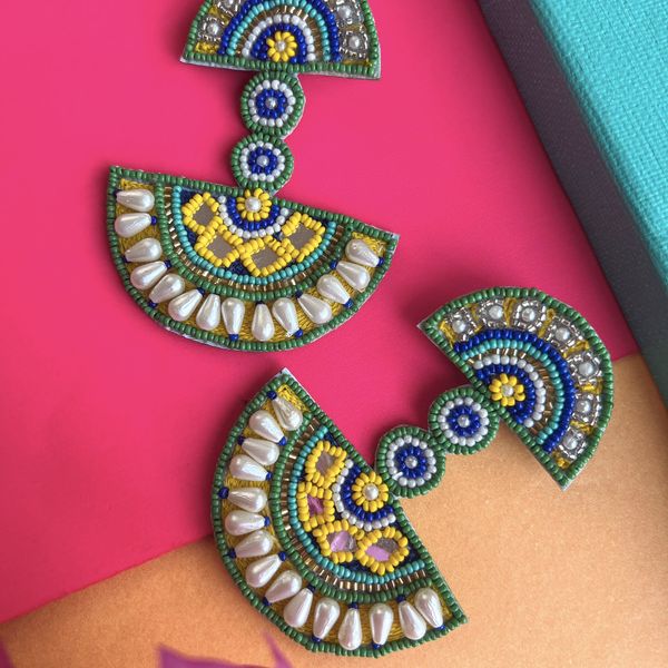 Saanchi Handmade Beaded Earrings – A Little Extra